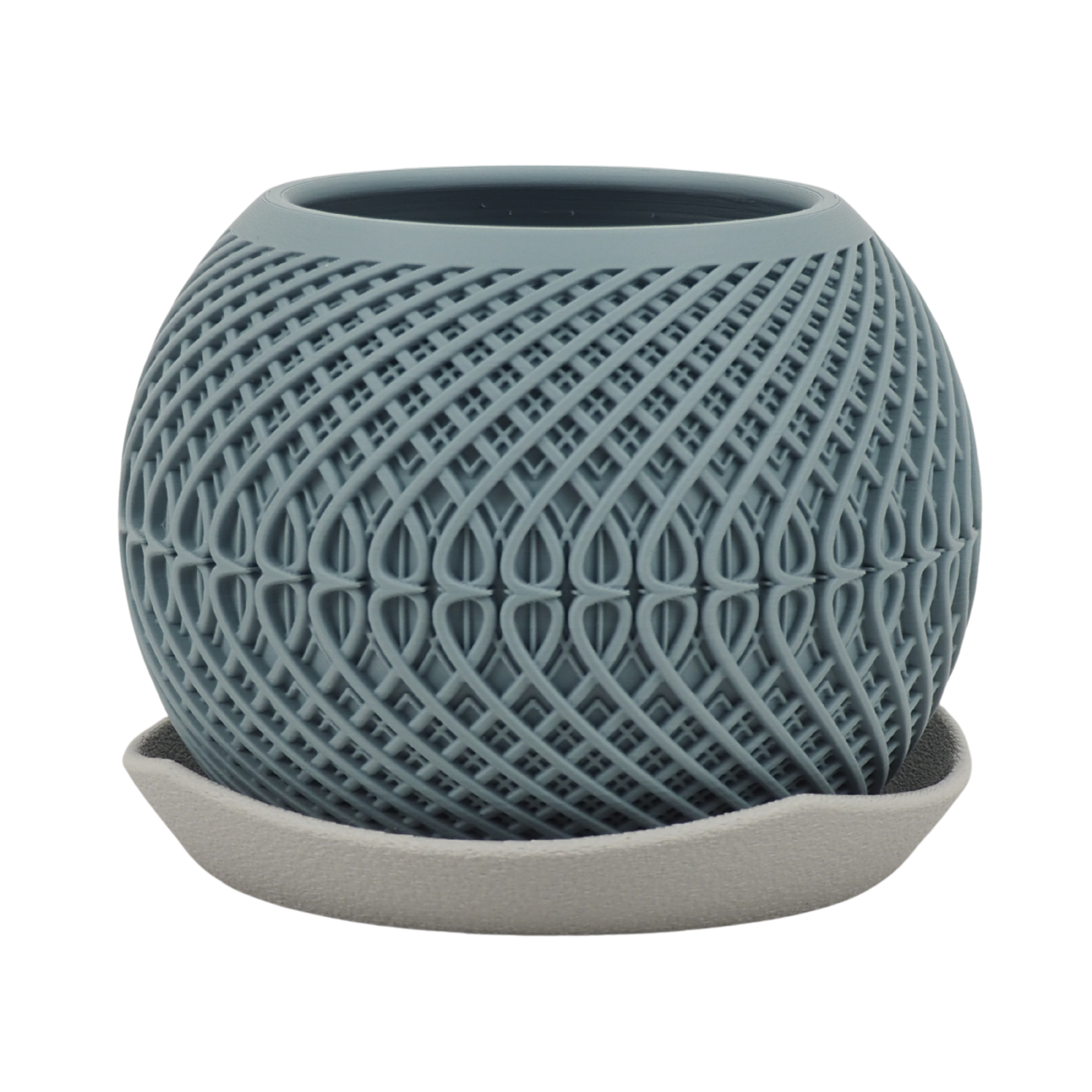 Orbit - Designer Pflanzentopf mit Tropfschale