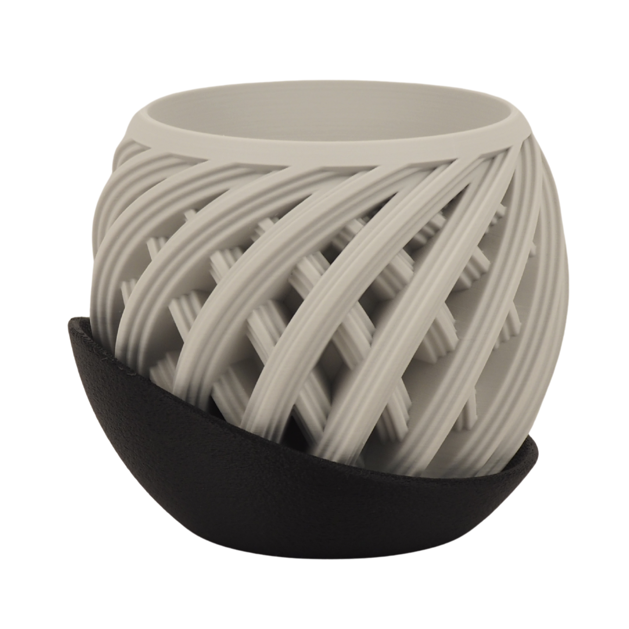 Nexus - Designer Pflanzentopf mit Tropfschale