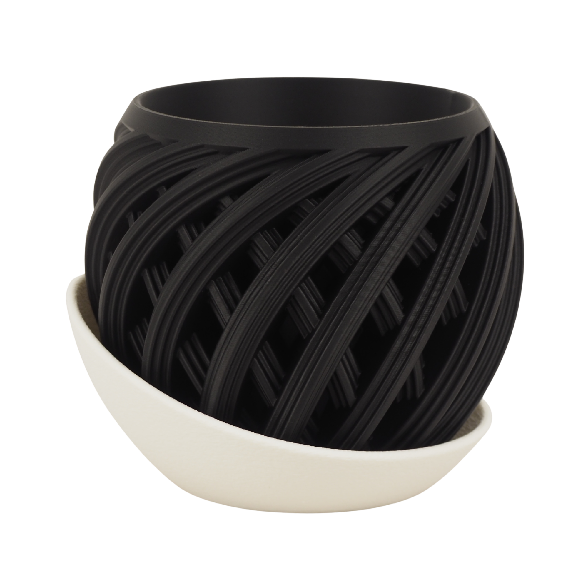 Nexus - Designer Pflanzentopf mit Tropfschale
