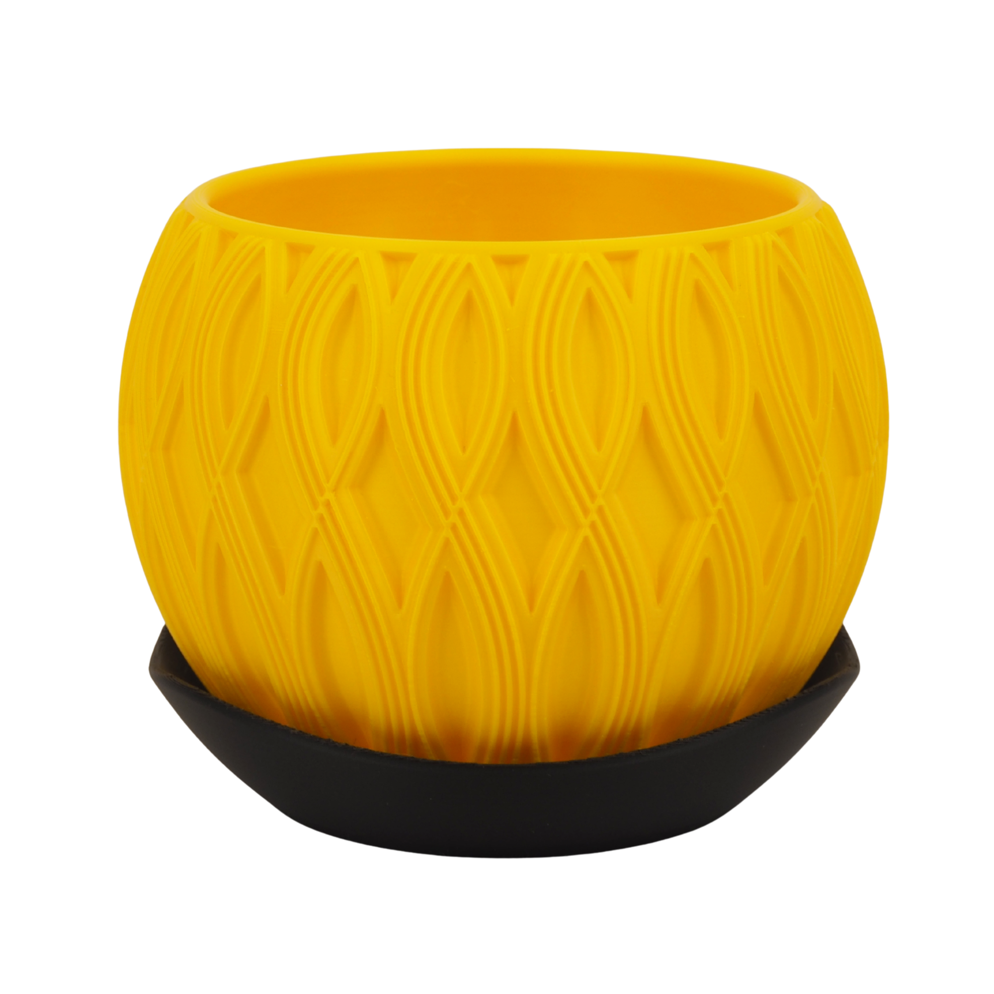 Rime - Designer Pflanzentopf mit Tropfschale