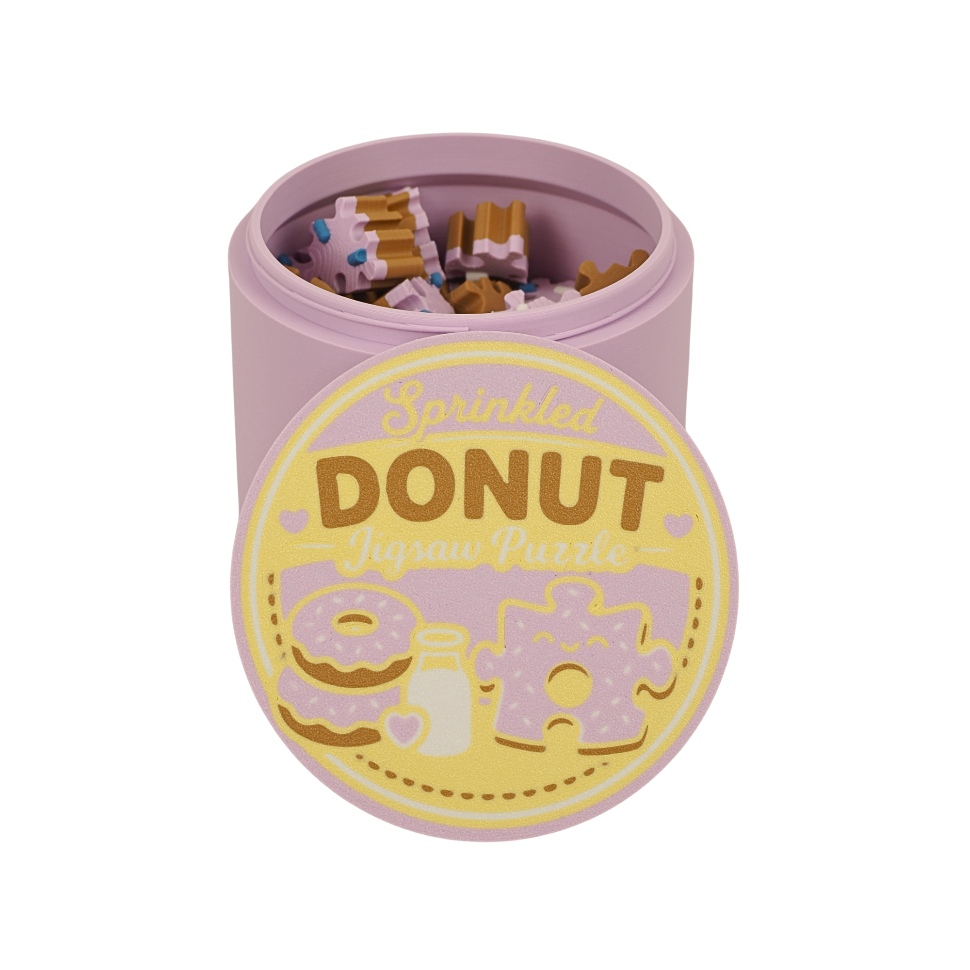 Donut 3D-Puzzle mit Retrodose