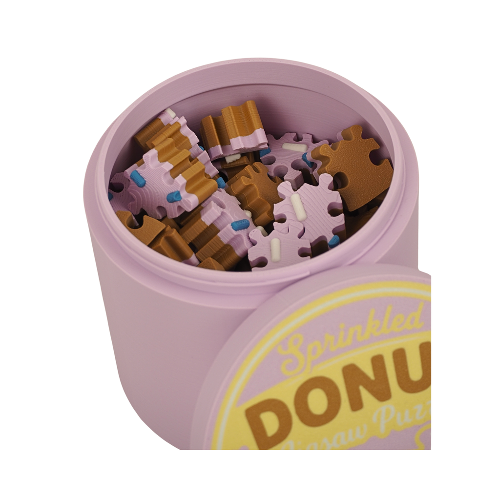 Donut 3D-Puzzle mit Retrodose