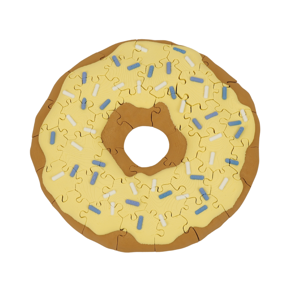 Donut 3D-Puzzle mit Retrodose