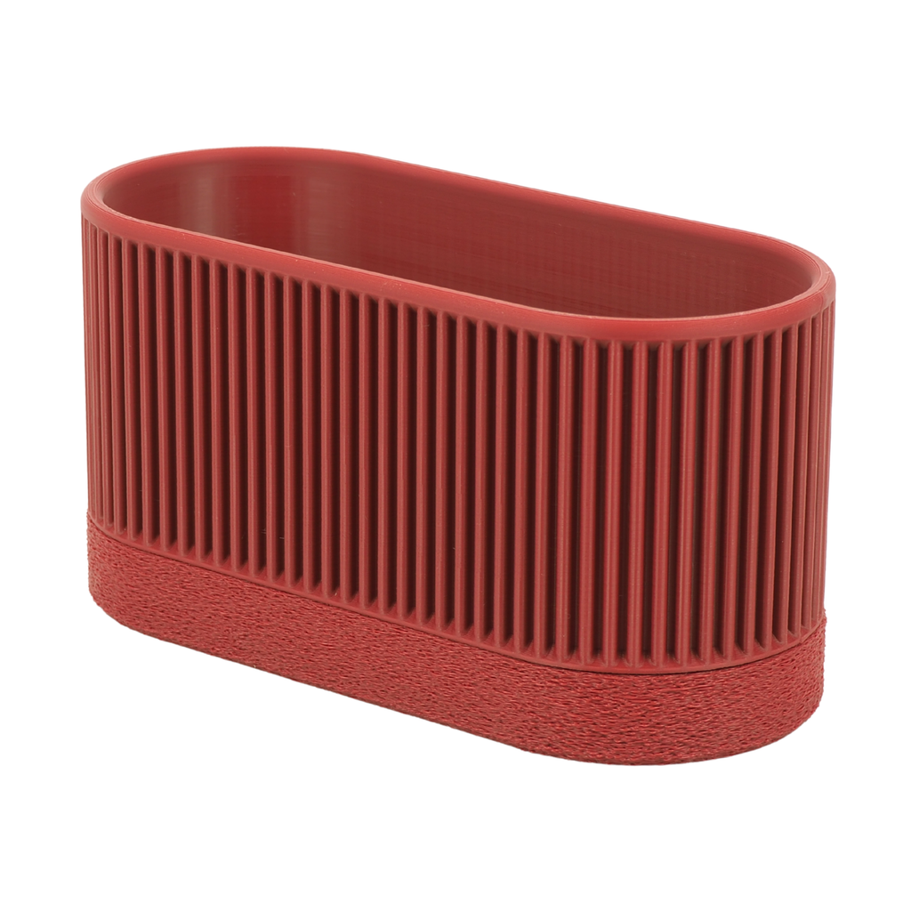 Ridge - Designer Pflanzentopf mit Tropfschale