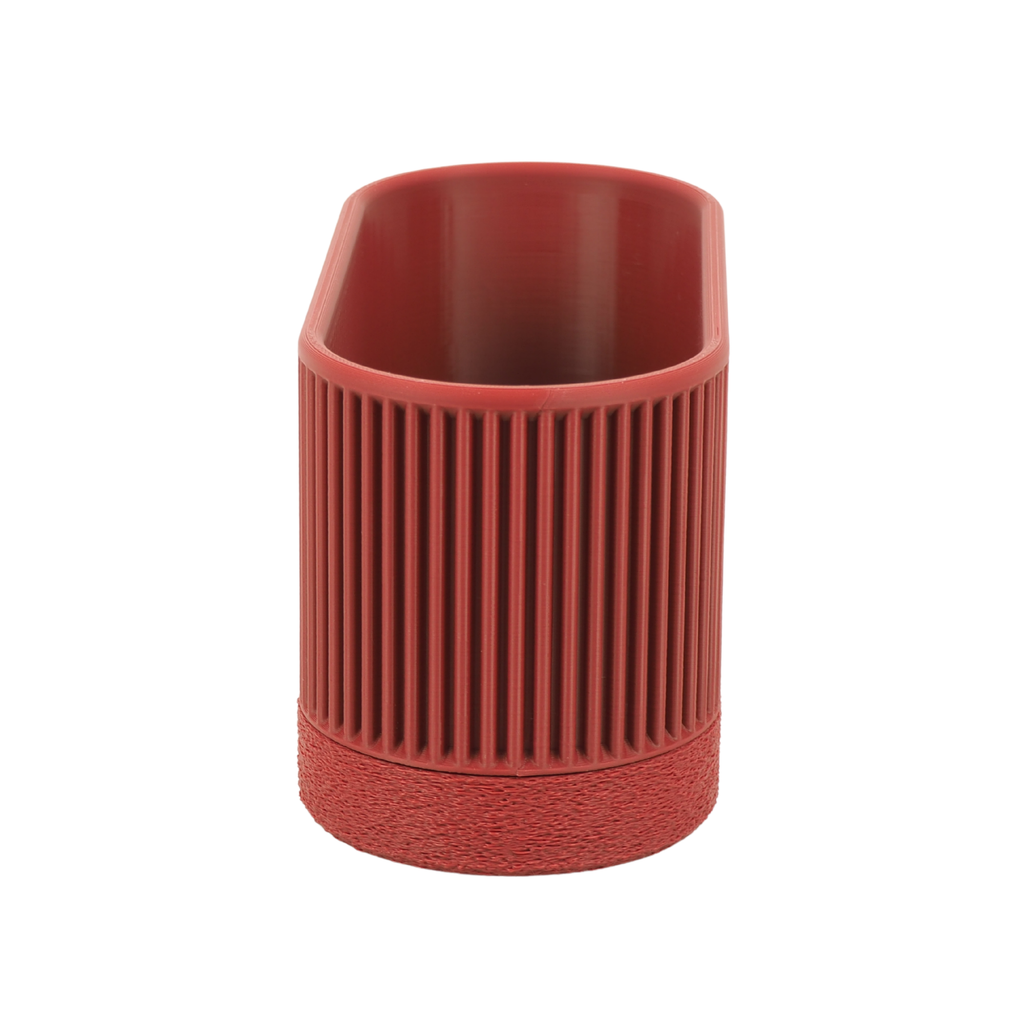 Ridge - Designer Pflanzentopf mit Tropfschale