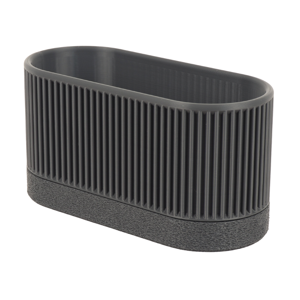 Ridge - Designer Pflanzentopf mit Tropfschale