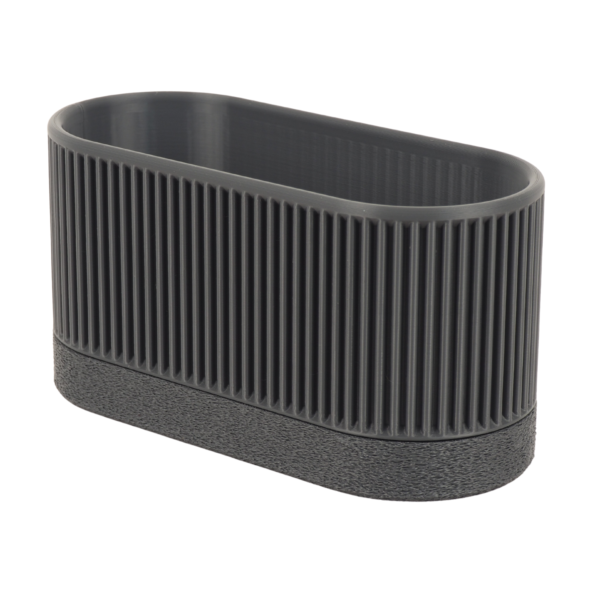 Ridge - Designer Pflanzentopf mit Tropfschale