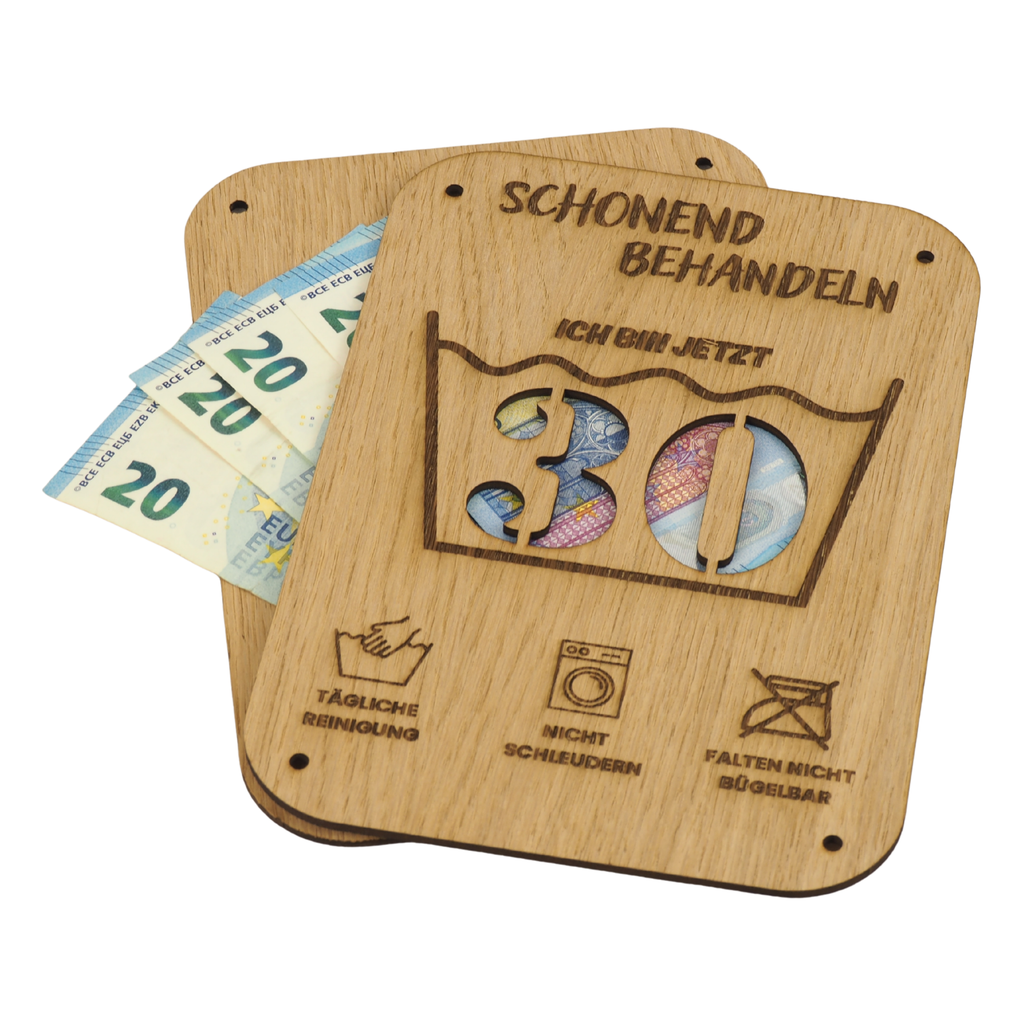 Geldgeschenk Personalisiert - Schonend Behandeln