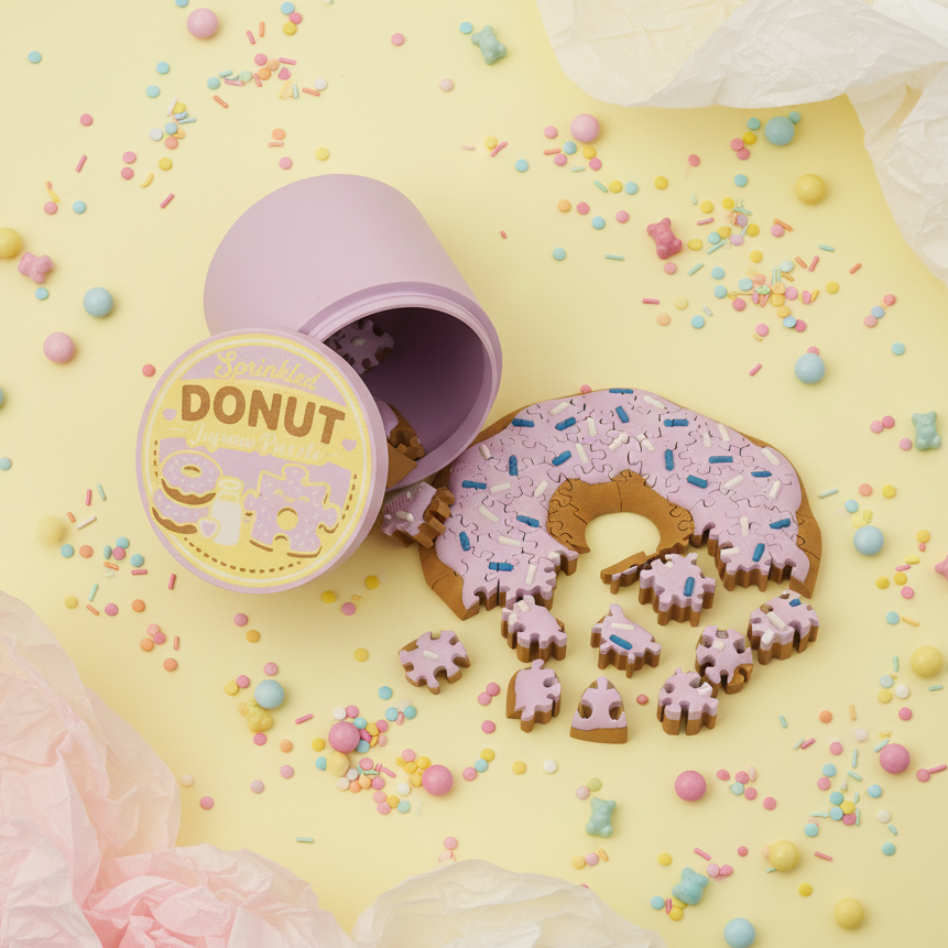 Donut Puzzle Flat Lay 1