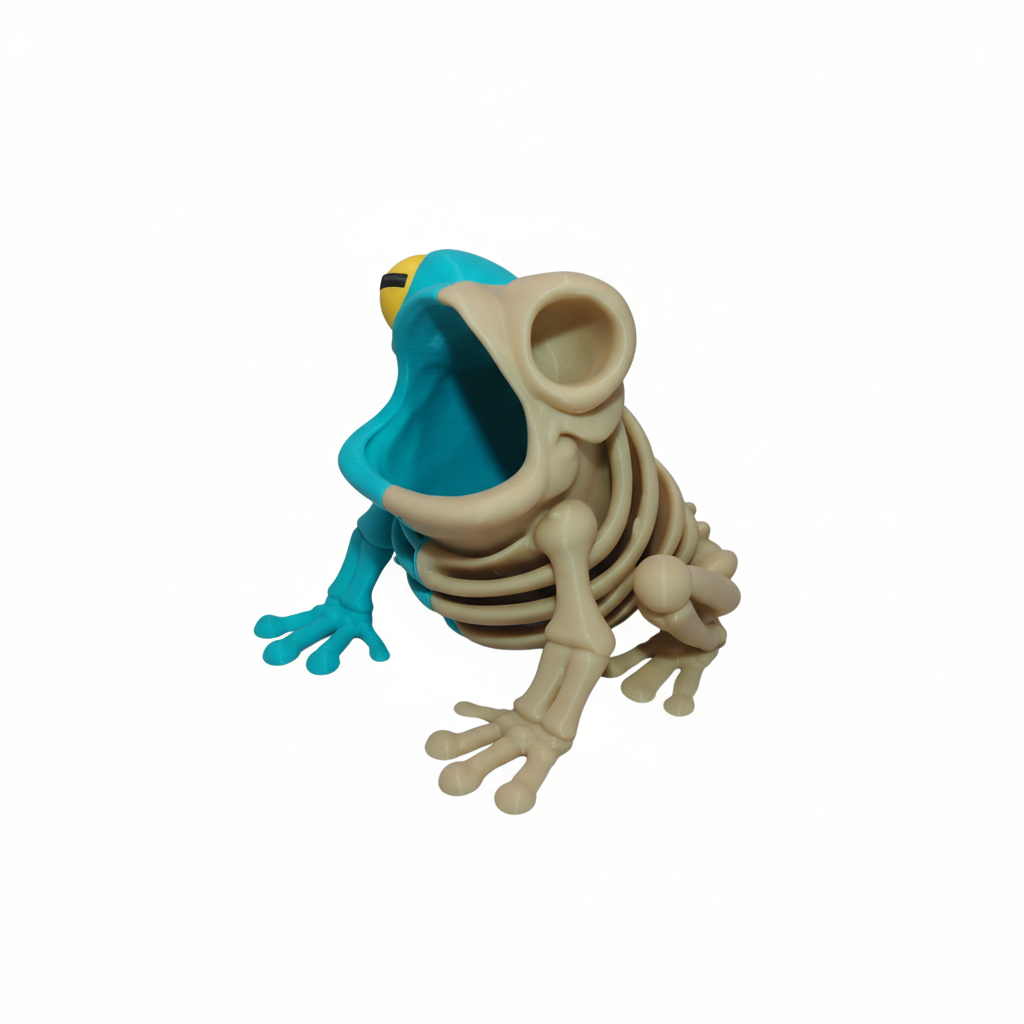 Frosch Stiftehalter Seitenansicht