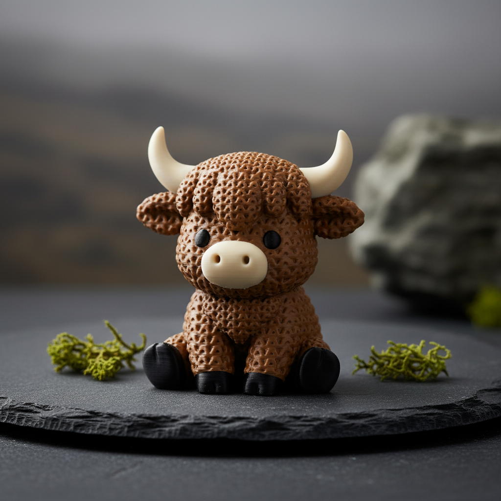 Highland Cow Slate Lifestyle