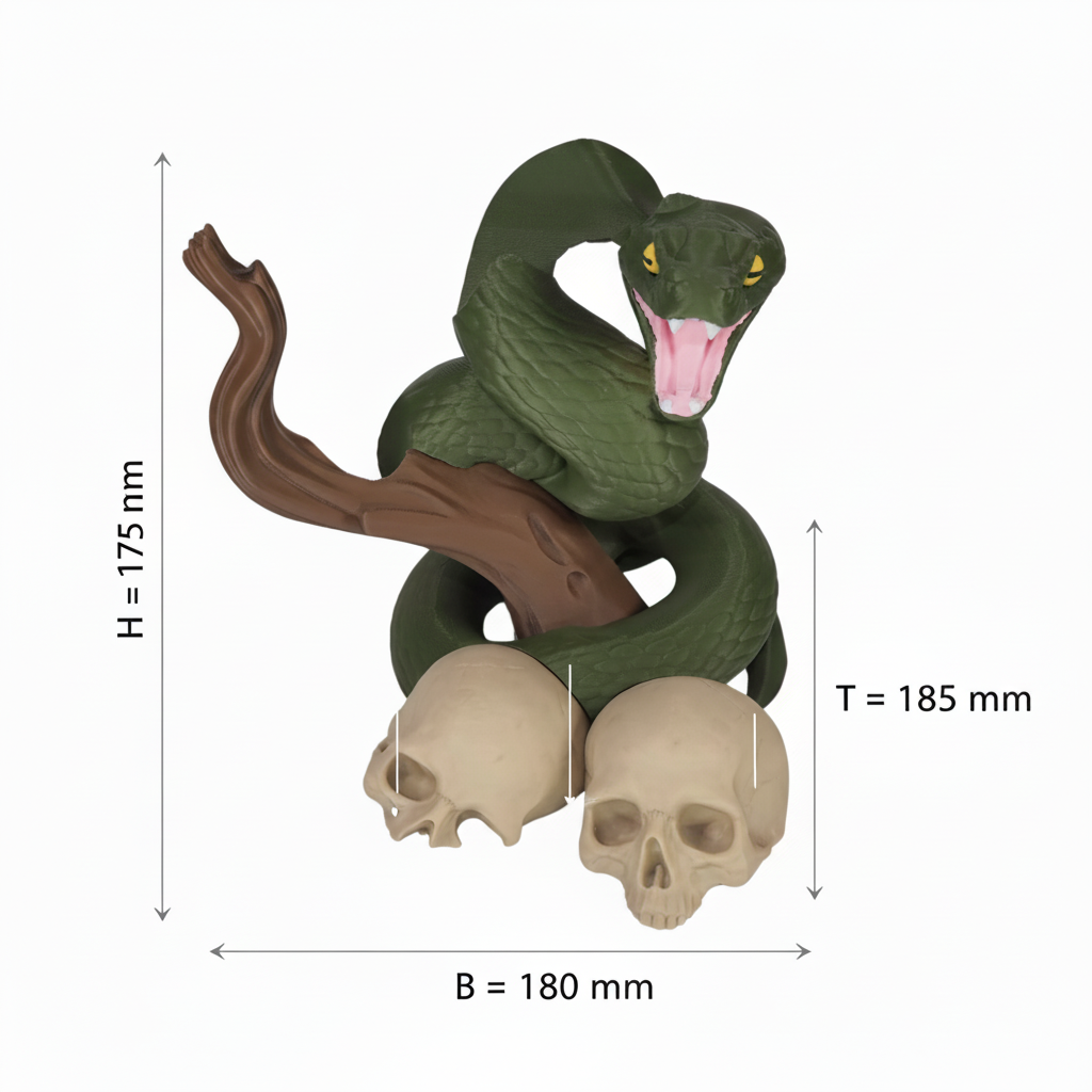 Snake Figurine – T-Pfeil kürzer