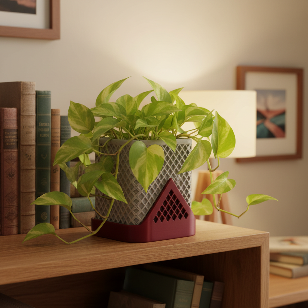 Vertex – Pothos Regal, roter Spitz einseitig